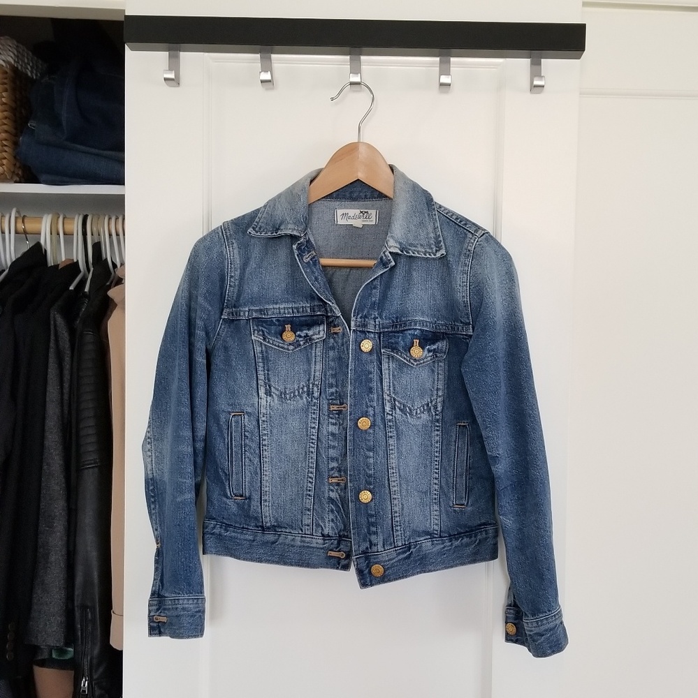 Madewell Classic Denim Medium Wash Jean Jacket XS